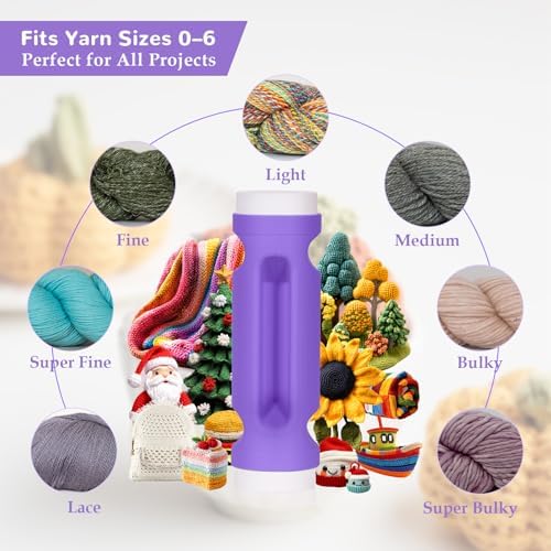 Crochet Loop Guide for Beginners, Crochet Holder with 6 Replaceable Sponges