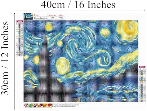 NIHO-JIUMA Diamond Painting Kits, 30x40cm/12x16inches