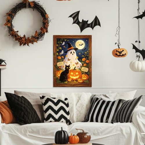 SUHEFAFA Halloween Diamond Art Kits for Adults Beginners 12×16 inch