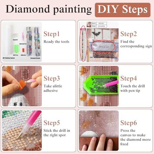 CSZPPQAF Halloween Diamond Painting Kits for Adults,Ghost Diamond Art