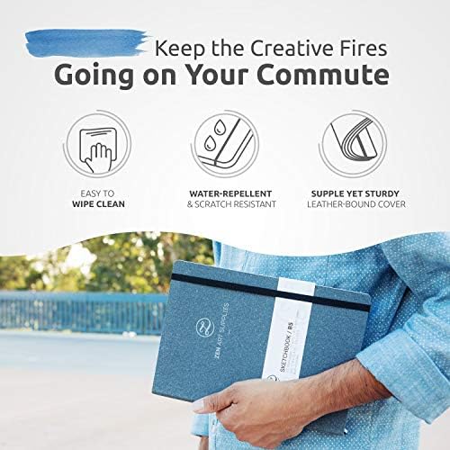 ZenART B5 (7x10) Travel Artist Small Sketchbook/Drawing Book - 120GSM 160P