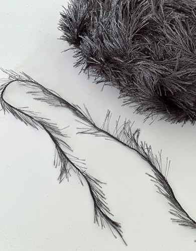 Eyelash Yarn Fun Fur Yarn(100g-3.5oz) (153yds-140mt) Fuzzy Premium Soft Crochet DIY Hand Knitting 100% Polyester