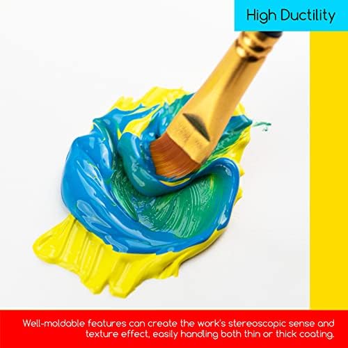 MEEDEN Heavy Body Acrylic Paint: 100 Colors Art Paint Tubes for Canvas