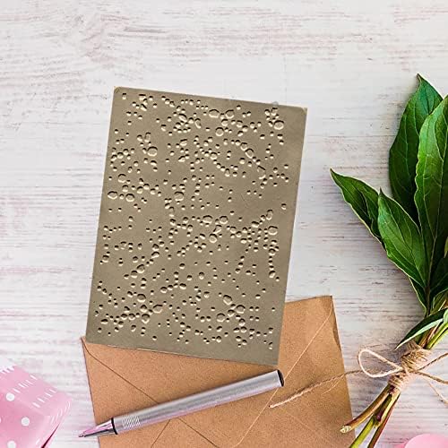 Small Spots Backgorund Plastic Embossing Folders for Card Making Fleck Background Scrapbooking Plastic Template Photo Album Card Paper Handmade DIY Craft Decoration Template Molds