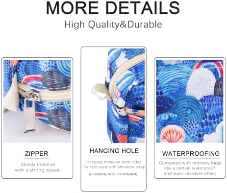 Multiple Pockets Portfolio Organizer with Zippered,Storage Pencil Pouch Bag