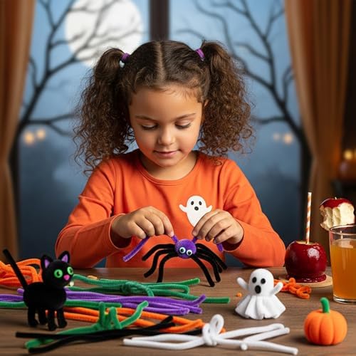 Caydo 1000 Pieces Colorful Craft Pipe Cleaners Bulk