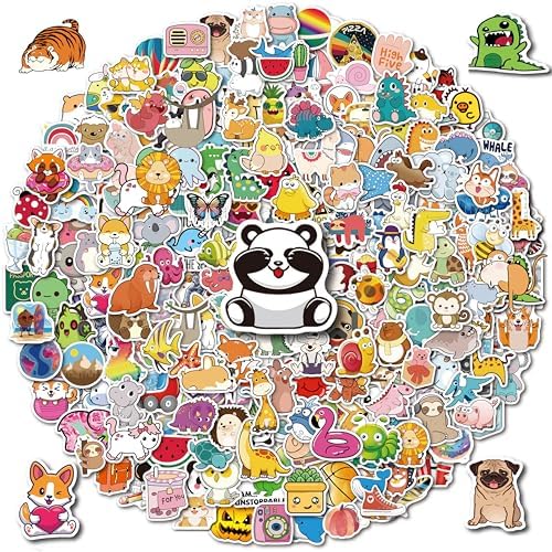 Stickers for Water Bottles, 300PCS Water Bottle Stickers for Kids | Waterproof Vinyl Stickers, Cute Stickers Pack, Back to School Supplies Classroom Decor