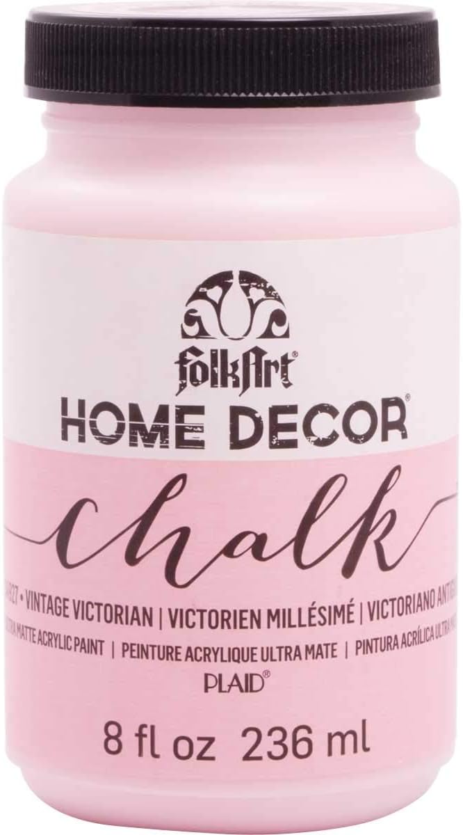 FolkArt 34927 Home Decor Chalk Furniture & Craft Paint in Assorted Colors, 8 ounce, Vintage Victorian