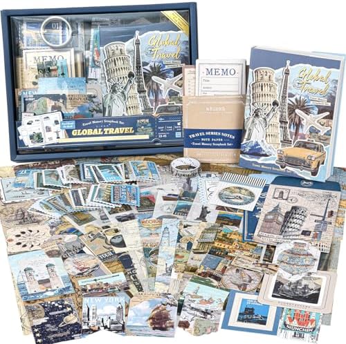 Scrapbook Supplies Kit, Vintage Junk journaling Supplies, Scrapbooking Kit