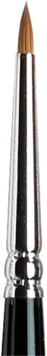 Winsor & Newton Series 7 Kolinsky Sable Miniature Watercolor Brush - Short Handle Round #2 | The World's Finest Watercolor Brush, Kolinsky Sable Hair, Rust-proof, Seamless Nickel Plated Ferrules, Hand-Made in England