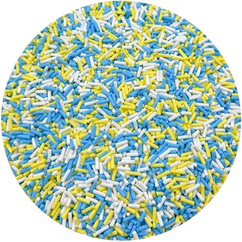 150g Fake Sprinkles Resin Sprinkles Clay Sprinkles Fake Candy Sprinkles Polymer Sprinkles Polymer Clay Slices for Resin Nail Slime Scrapbook DIY Art Crafts Making(251-mixed Color 3)