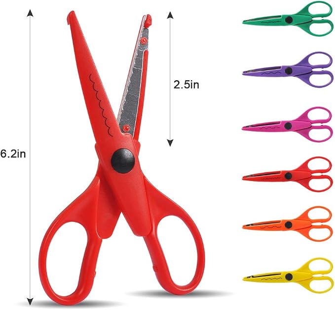 UCEC Decorative Edge Craft Scissors for Kids, Adults, Scrapbooking