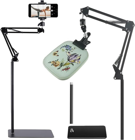 Embroidery Hoops Stand Lap Nurge Embroidery Hoop Stand Lap Embroidery Stands for Hand Work Needlepoint Stand Nurge,Embroidery Holder Stand Embroidery Stand Lap Suitable for Embroidery Kit and