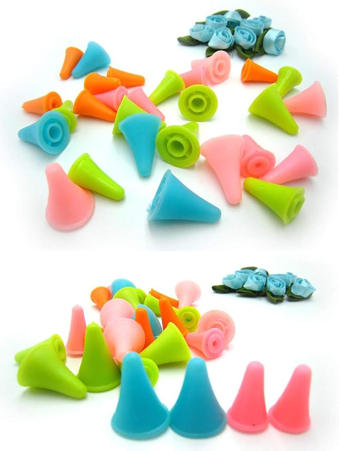 30 Pcs Colorful Knit Knitting Needles Point Protectors 2 Sizes Needle Tip Stoppers for Knitting Craft,Quilting, DIY Art and Sewing