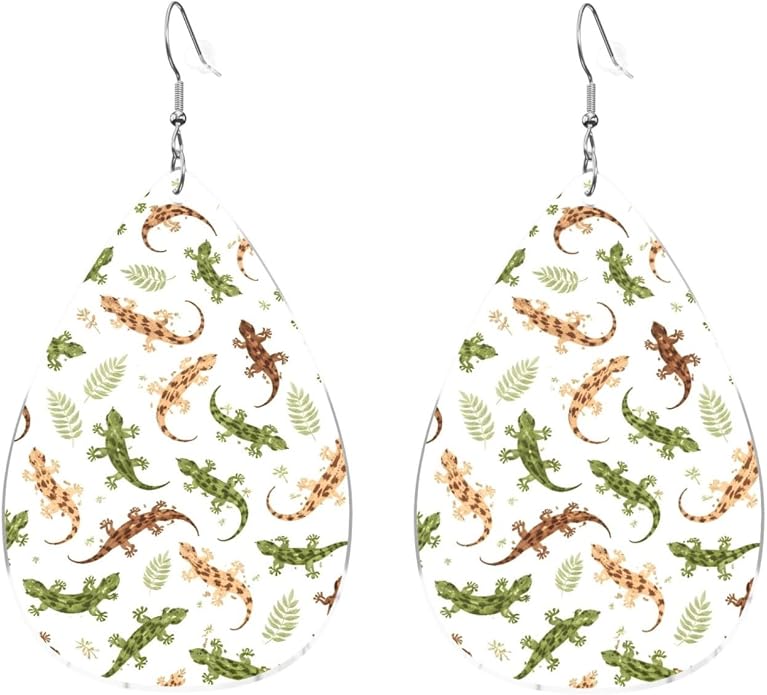 Math Formula Equation Black Drop-Shaped Earrings 2.2 x 1.5 Inches