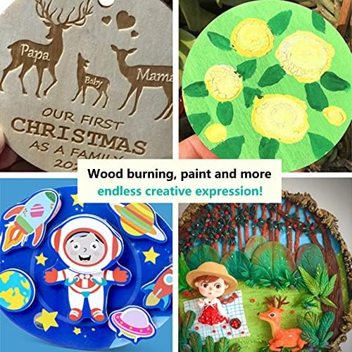 Wood Rounds for Crafts 10 Inch - 5 Pack