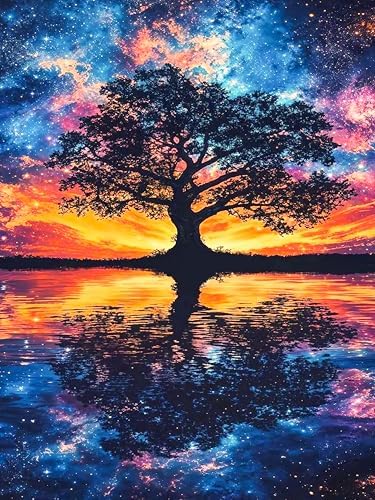 Diamond Art Kits for Adults & Beginners, Tree of Life Diamond Painting Kit