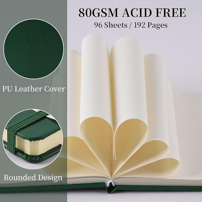 5x5 Pocket Sketch Book,80gsm Hardcover Art Sketchbook for Drawing Journal