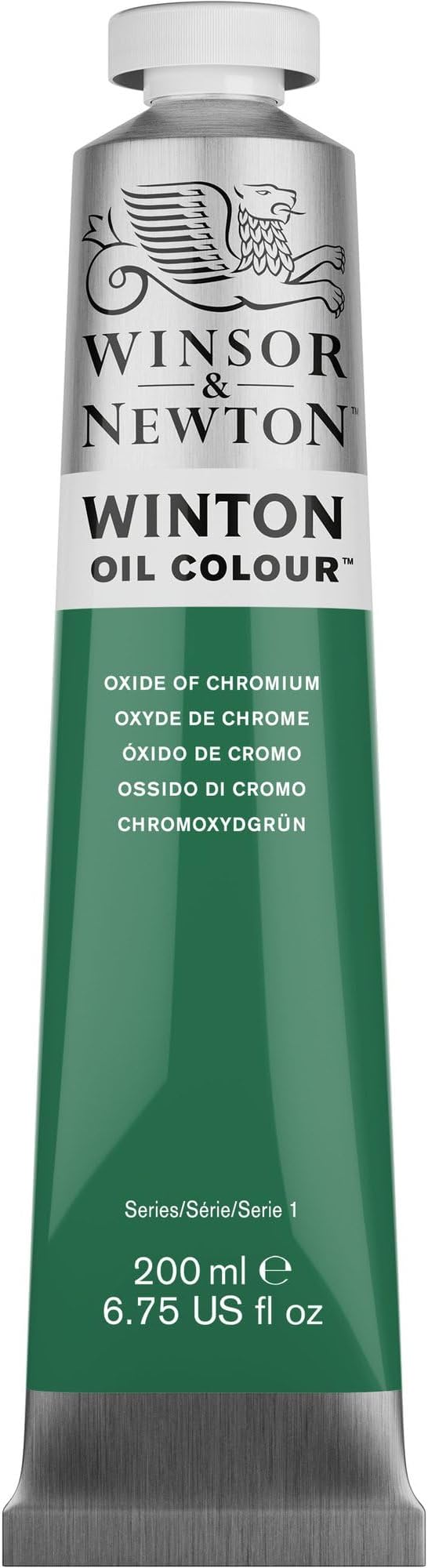 Winsor & Newton Winton Oil Color, 200ml Tube, Oxide of Chromium | Artist pigments, Durable, Lightfast, Permanent, Uniform Consistency, Great Pigment Load