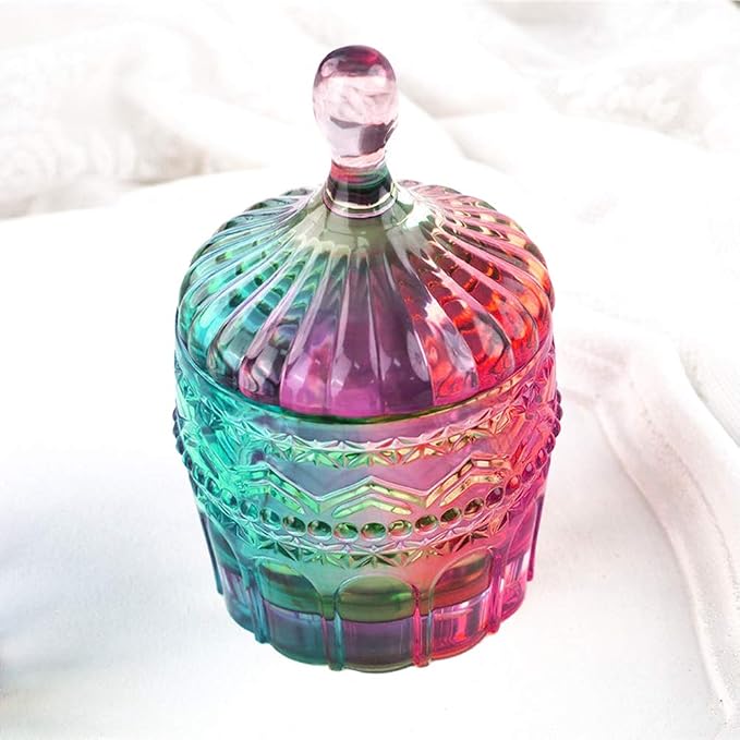 Resin Jar Mold with Lid Silicone Box Mold for Epoxy Resin Casting DIY Storage Bottle Jewelry Trinket Container Candle Holder Flower Pot Resin Crafts Kits Home Decor Gift