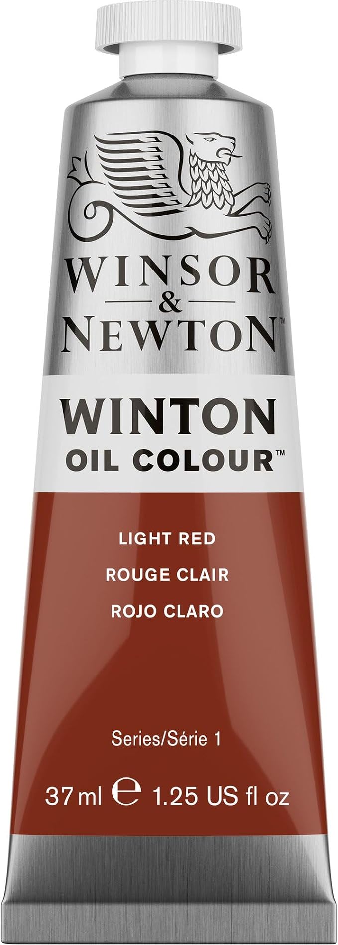 Winsor & Newton Winton Oil Color, 37ml Tube, Light Red | Artist pigments, Durable, Lightfast, Permanent, Uniform Consistency, Great Pigment Load