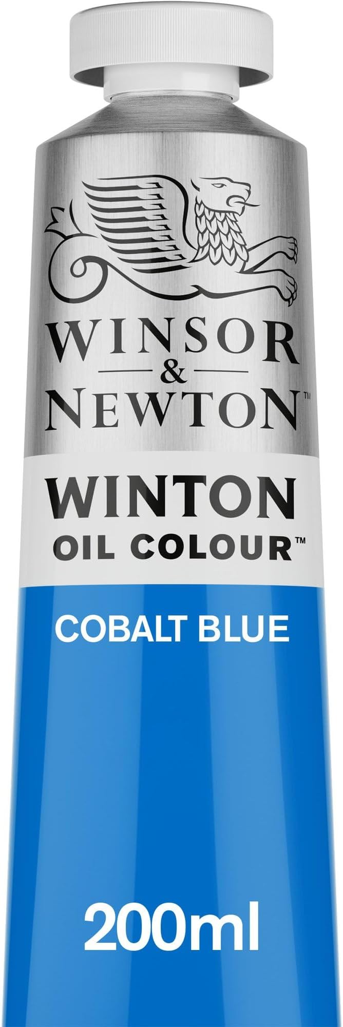 Winsor & Newton Winton Oil Color, 200ml Tube, Cobalt Blue | High-quality pigments, Durable, Lightfast, Permanent, Uniform Consistency, Great Pigment Load