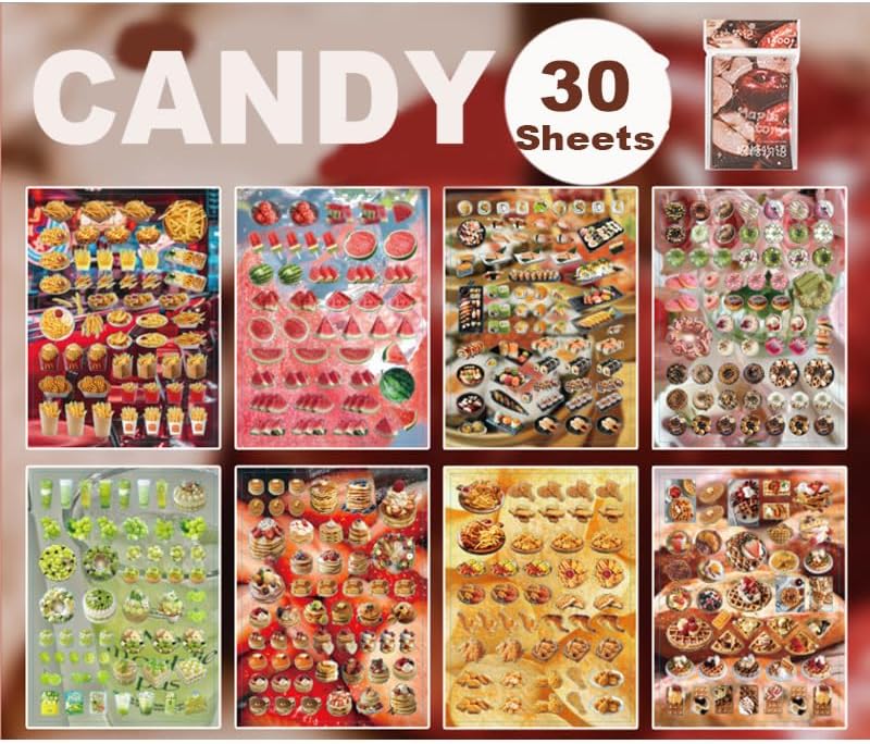 Japanese Sticker Book,1400 PCS Romantic Memory Series Aesthetic Stickers, Heisei Retro Vintage Comic Style Stickers for Scrapbooking, Journaling, DIY Crafts and Decoration