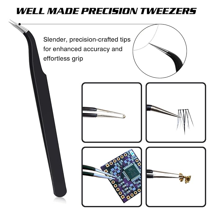 Rhinestone Picker Tool, 2 Bedazzling Pen, 6 Extra Wax Tips&Tweezer