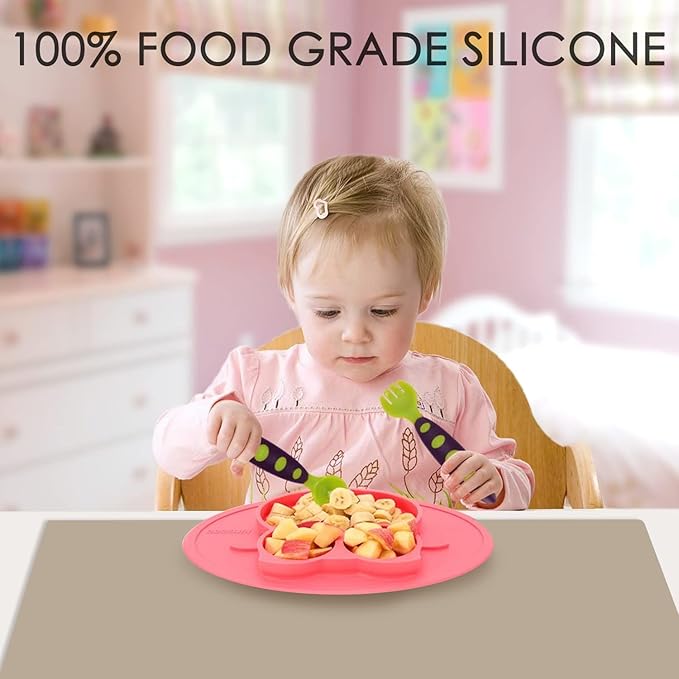 Extra Large Silicone Mat, Kitchen Counter Mat Placemats for Kids Silicone Mats for Countertop, Nonstick Silicone Table Mat for Pastry Crafts Baking Heat-Resistant Silicone Pad, 27.6'' x 15.7'' 1 Pack