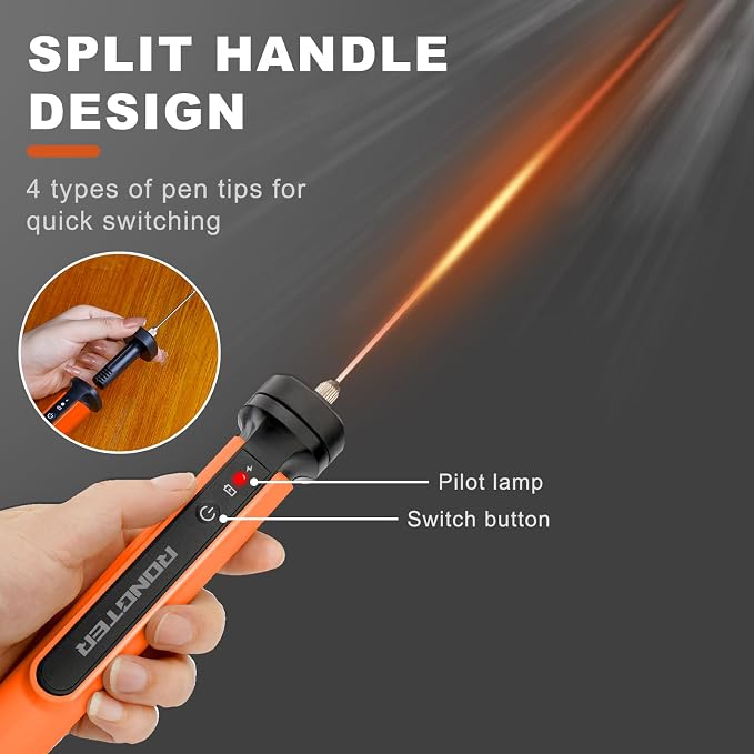 Hot Wire Electric Foam Cutter, 15W Styrofoam Cutter(Bagged Orange)