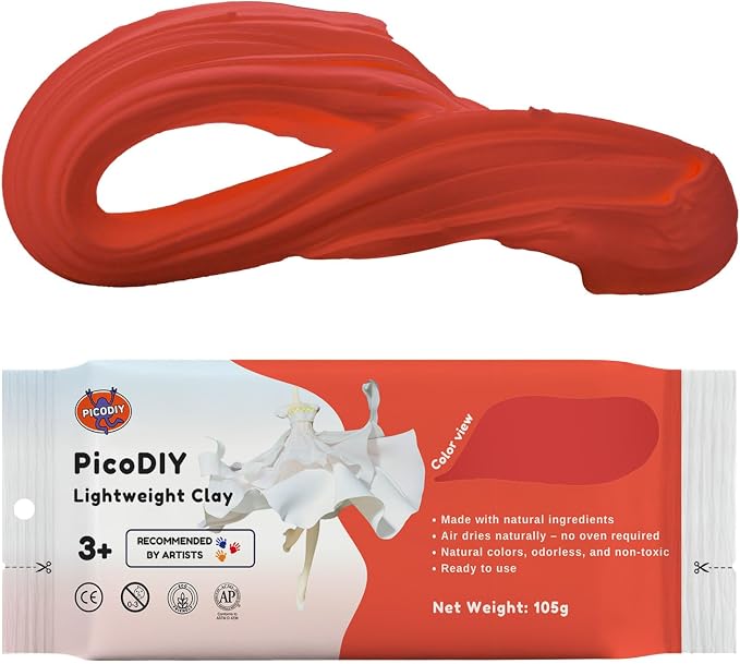 Air Dry Clay Lightweight, Flexible Modeling Clay for Adults Arts and Crafts