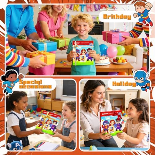 CHICAUP Water Color Painting Set for Kids, Mess Free Watercolor Coloring Books, Arts and Crafts for Boy Ages 3-5 4-8, Travel-Friendly Drawing Kit Gifts for Birthday Christmas