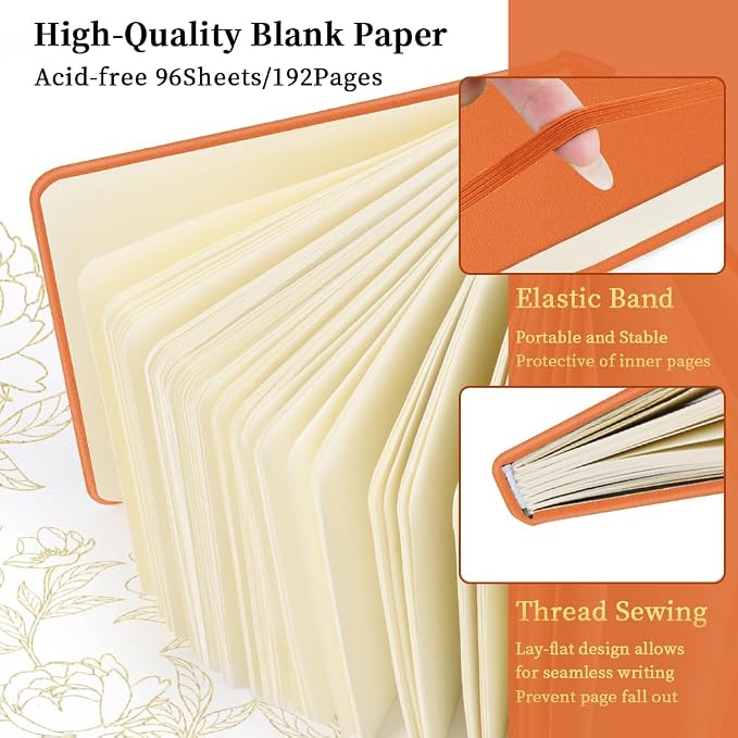 5x5 Pocket Sketch Book,80gsm Hardcover Art Sketchbook for Drawing Journal
