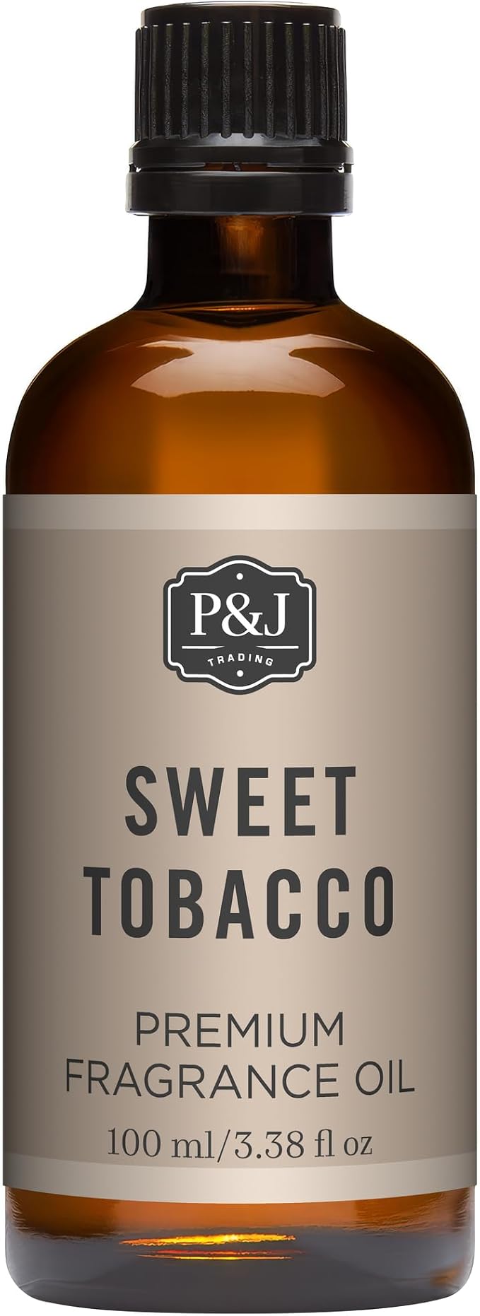 P&J Fragrance Oil Sweet Tobacco 100ml - Candle Scents, Soap Making, Diffuser Oil, Aromatherapy