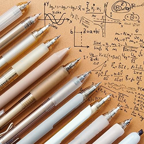 Four Candies Brown Pens, Black Gel Ink, Moor - 12ct, 0.5mm Fine Point