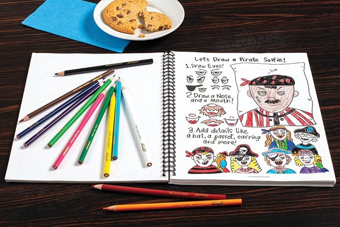 Prang Amazing Artist Sketch Book By Cassie Stephens, White