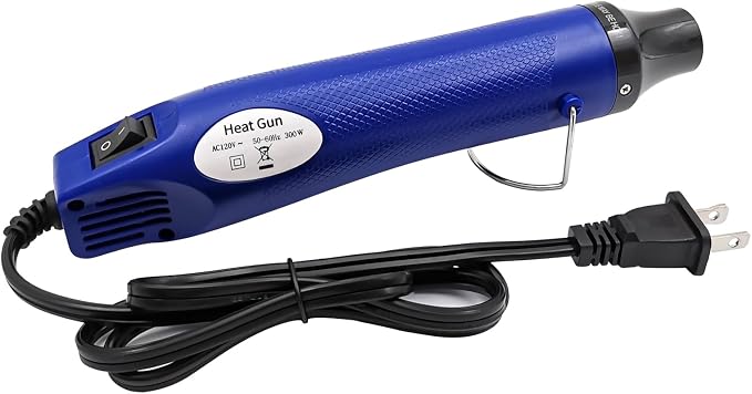 Heat Gun, Mini Hot Air Gun for DIY Crafts Portable Heat Air Gun Tool for Embossing Shrink Wrapping Drying Paint | DIY Crafts, Portable, Embossing, Shrink Wrapping, Drying Paint