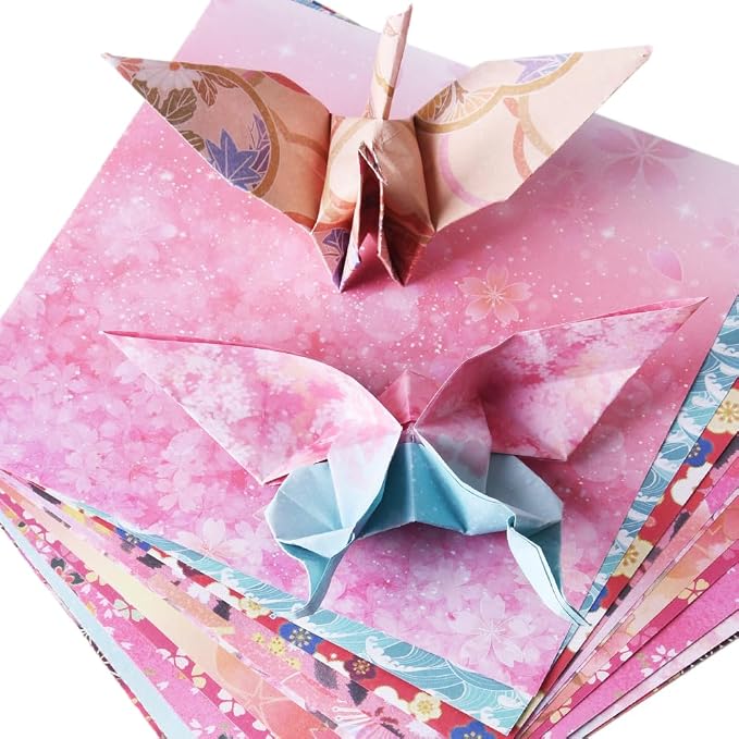 6x6" Origami Paper,100Sheets Double Sided Colored Paper,Square Craft Paper