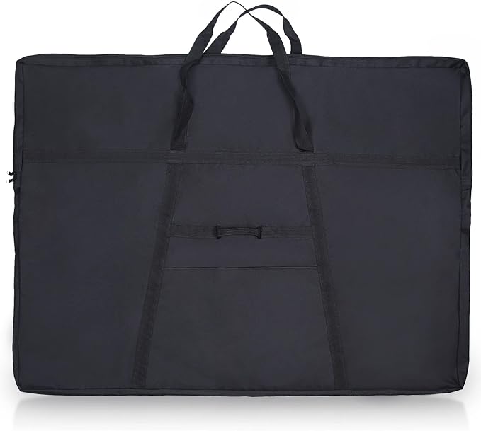 JJRING Dacron Art Portfolio Tote Bag 37'' x 49'' For 36'' x 48'' Black