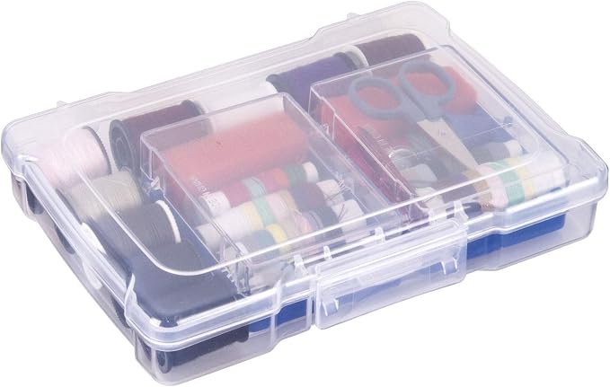 ArtBin 6946AB Photo & Craft Organizer 4" x 6" Box, [1] Plastic Storage Case, Clear