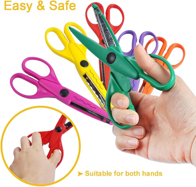 UCEC Decorative Edge Craft Scissors for Kids, Adults, Scrapbooking