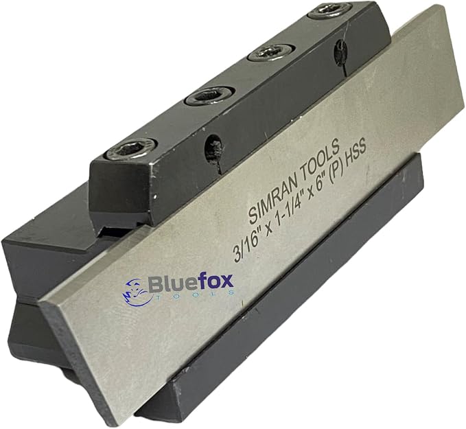Lathe Clamp Type Parting CutOff Tool Holder | 1" Shank Takes HSS Blade 1-1/4" Inch | Metal Lathe Machines | Engineering Product | Steel Material, Rust Free