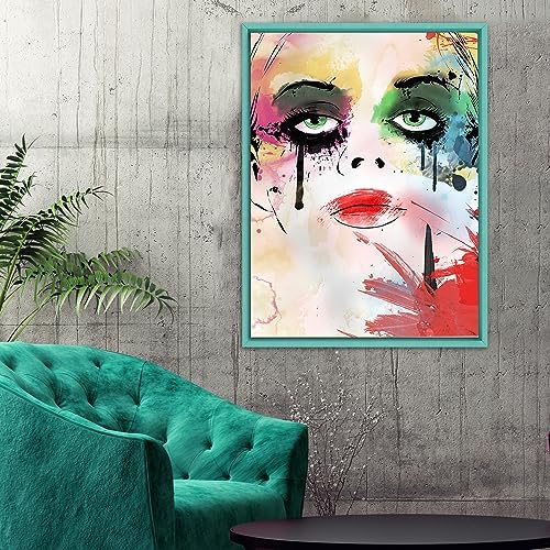 Pixy Canvas Floater Frame 20x28 for 3/4 (0.75) inch Deep Canvas Paintings/Canvas Prints/Wood Canvas Panels/Wall Art/Wall Decor/Home Decor/Artwork (Lucite Green, 20 x 28 inch, Portrait)