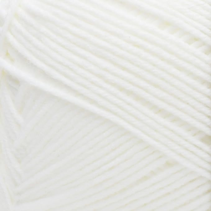 RED HEART Comfort Shimmers Yarn, White Opal
