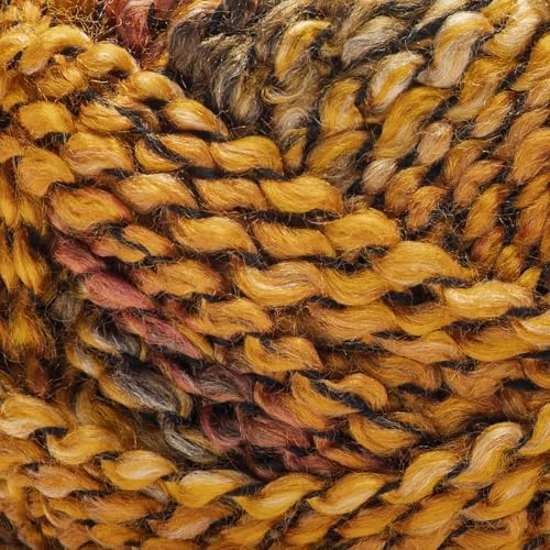 Loops & Threads Textured Twist Yarn - Yarn for Knitting, Crochet, Weaving, and Arts & Crafts - Glow, Acrylic Blend, 6 oz
