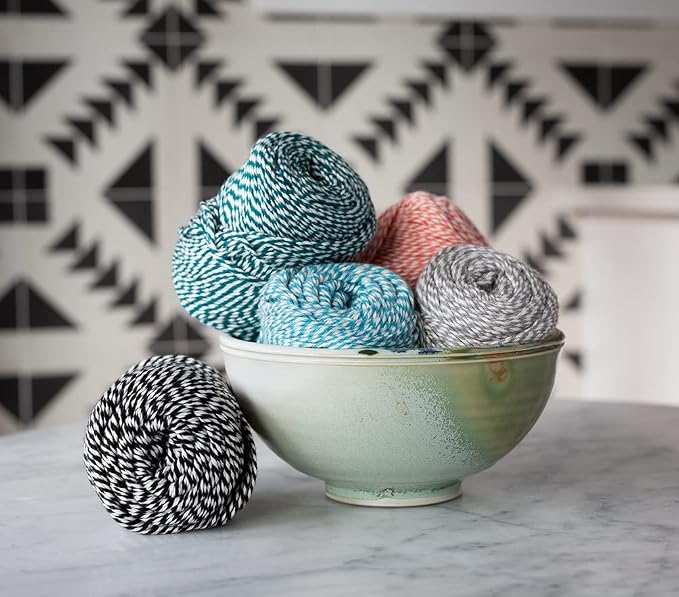 Knit Picks Dishie Teal Worsted Weight 100% Cotton Yarn for Crocheting