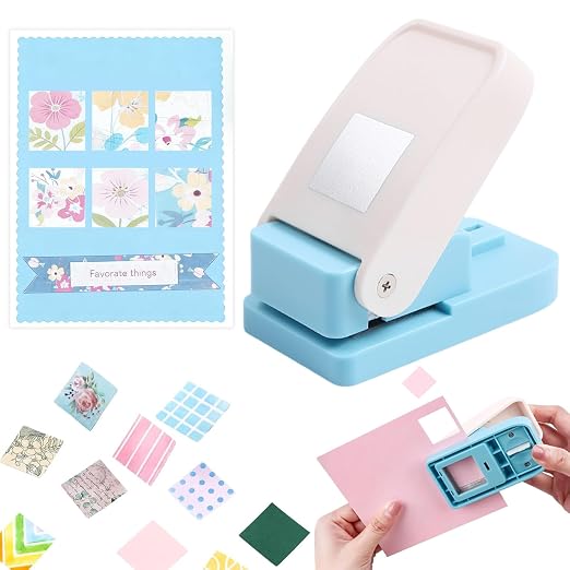 1X1 inch Square Postage Stamp Puncher