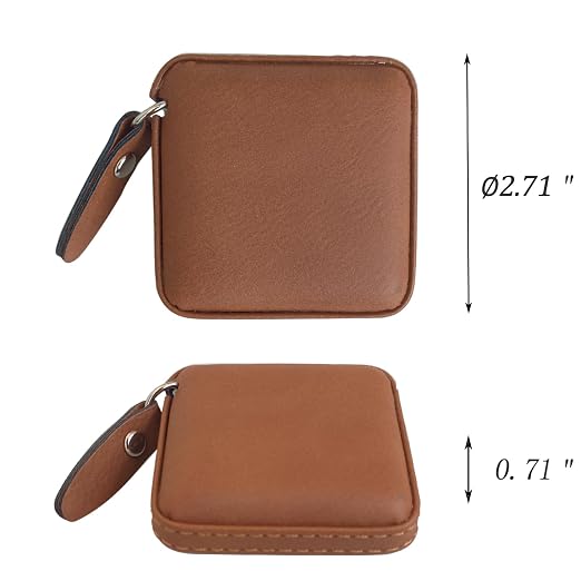 Tape Measure for Body Measuring Medical Body Cloth Tailor Craft Dieting Measuring Tape, 60 Inch/1.5 M Dual Sided Measuring Tape for Body Fabric Sewing（2 Pieces，Brown）