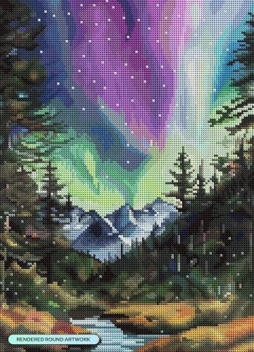 DIAMOND ART CLUB Lunar Reflections Diamond Art Kits for Adults