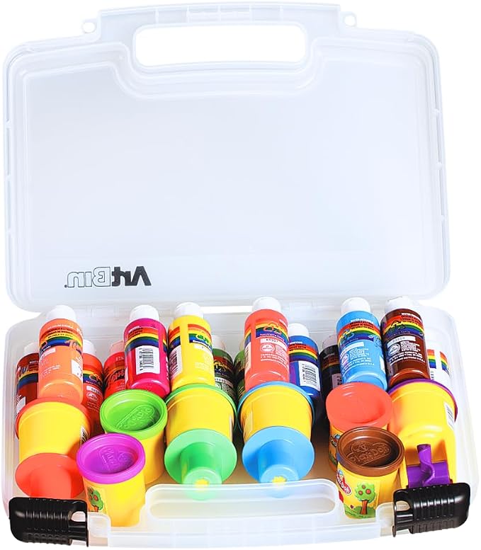 ArtBin 14-Inch Quick View Lockable Carrying Case, Clear